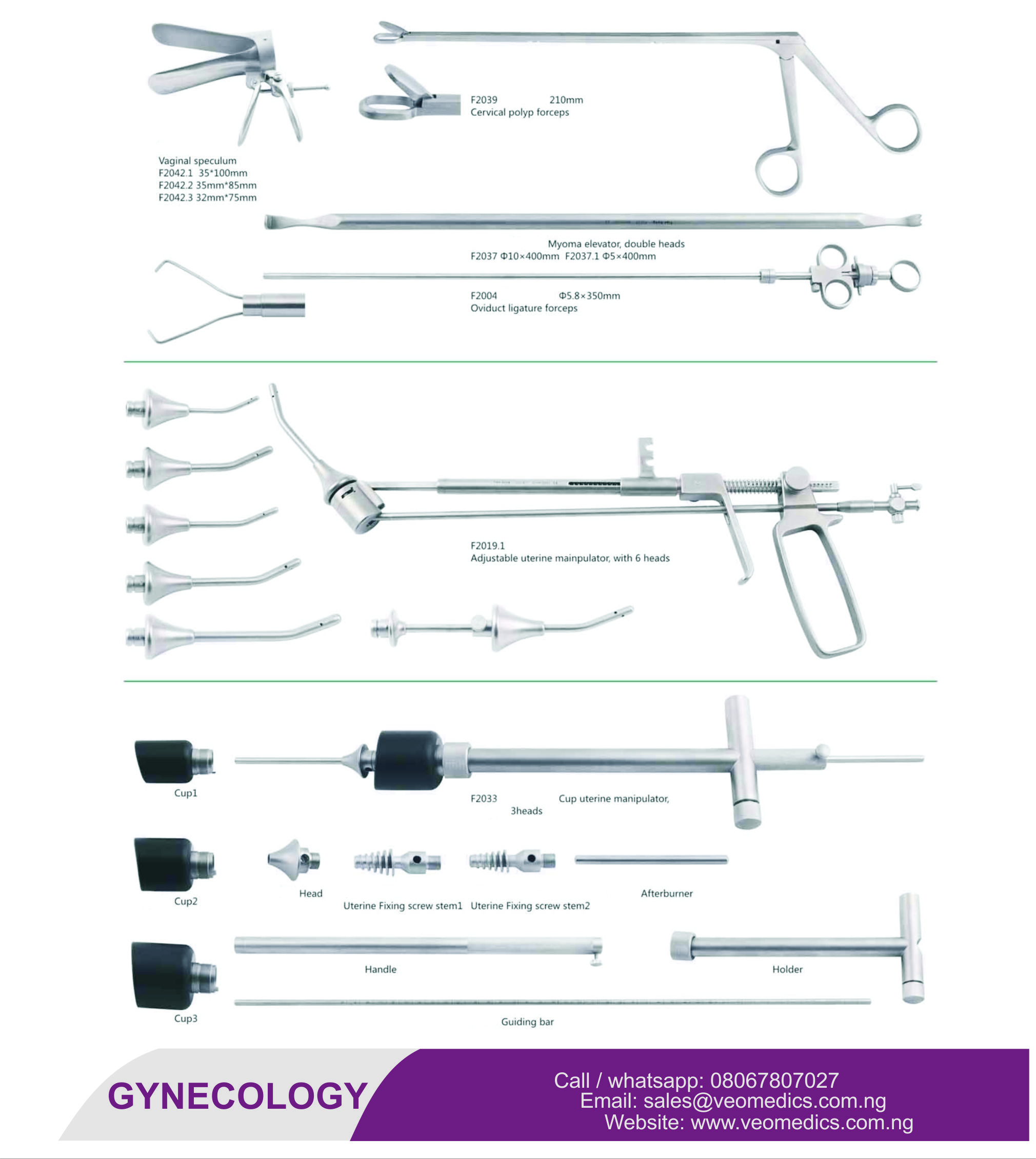 GYNECOLOGY INSTRUMENTS